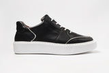 Immaculate Vegan - AGAZI Sneakersy EMI low black & white