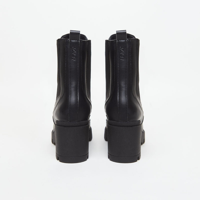 AGAZI VICKY plant-based boots: black