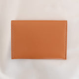 Immaculate Vegan - Alénore Bouton Golden Vegan Apple Leather Card Holder | Camel