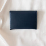 Immaculate Vegan - Alénore Bouton Golden Vegan Apple Leather Card Holder | Navy