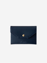 Immaculate Vegan - Alénore Bouton Golden Vegan Apple Leather Card Holder | Navy