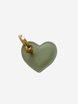 Immaculate Vegan - Alénore Heart Vegan Apple Leather Key Ring | Almond Green & Nude