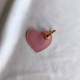 Immaculate Vegan - Alénore Heart Vegan Apple Leather Key Ring | Gold & Pink