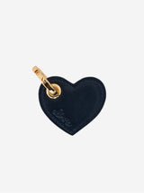 Immaculate Vegan - Alénore Heart Vegan Apple Leather Key Ring | Navy & Camel