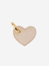 Immaculate Vegan - Alénore Heart Vegan Apple Leather Key Ring | Nude & White