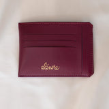 Immaculate Vegan - Alénore Jasmin Vegan Apple Leather Compact Wallet | Bordeaux