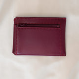 Immaculate Vegan - Alénore Jasmin Vegan Apple Leather Compact Wallet | Bordeaux