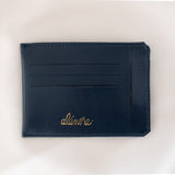 Immaculate Vegan - Alénore Jasmin Vegan Apple Leather Compact Wallet | Navy