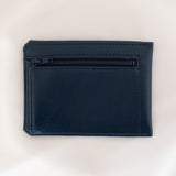 Immaculate Vegan - Alénore Jasmin Vegan Apple Leather Compact Wallet | Navy