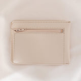 Immaculate Vegan - Alénore Jasmin Vegan Apple Leather Compact Wallet | Nude