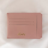 Immaculate Vegan - Alénore Jasmin Vegan Apple Leather Compact Wallet | Old Pink