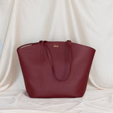 Immaculate Vegan - Alénore Mimosa Vegan Apple Leather Tote Bag | Bordeaux