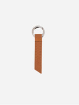 Immaculate Vegan - Alénore Ribbon Vegan Apple Leather Key Ring | Camel & Nude