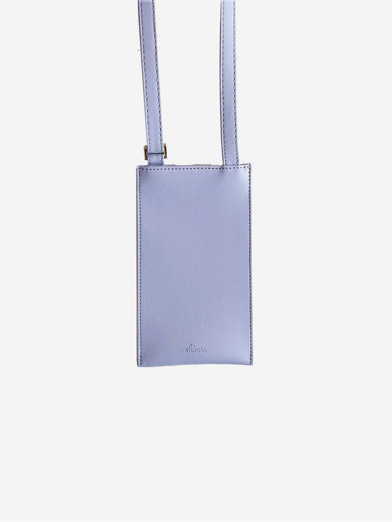 Alénore Vanilla Vegan Apple Leather Pouch | Lilac