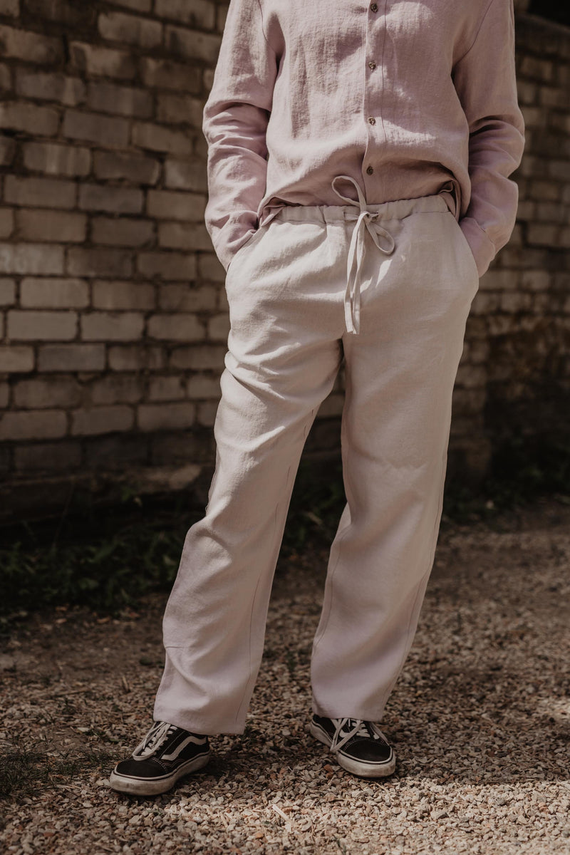 AmourLinen Adonis Men's Linen Pants | Multiple Colours