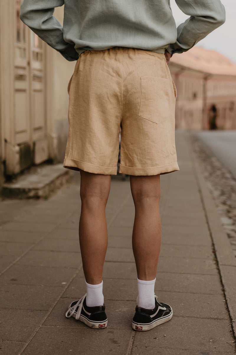 AmourLinen Ares Men's Linen Shorts | Multiple Colours