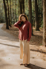 Immaculate Vegan - AmourLinen Isabella Wide Linen Trousers | Multiple Colours