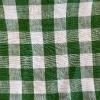 AmourLinen Elisa Linen Wrap Top | Multiple Colours M / Green Gingham