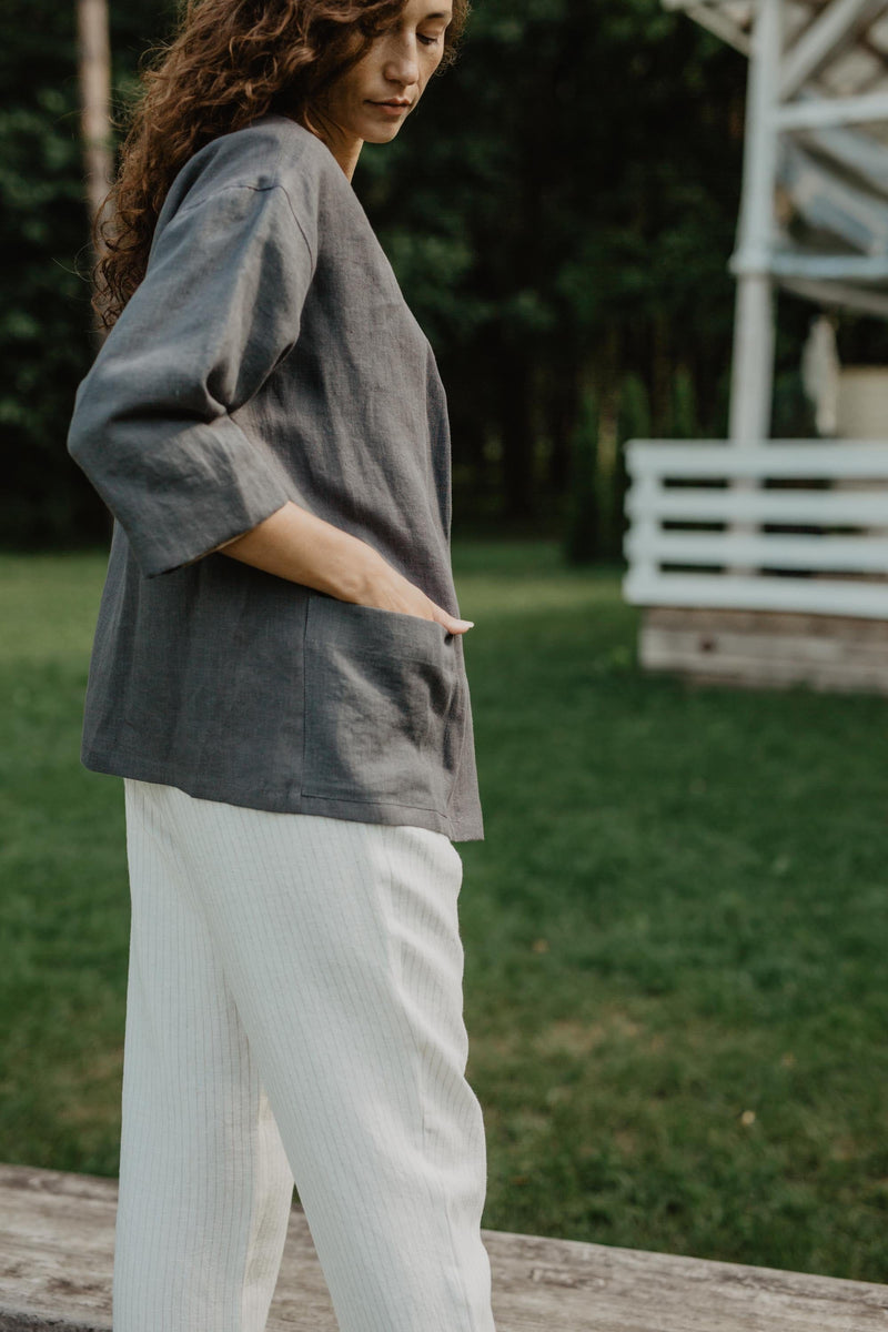 AmourLinen Malmo Linen Trousers | Multiple Colours