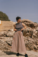 Immaculate Vegan - AmourLinen Mona long linen skirt
