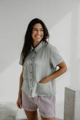 Immaculate Vegan - AmourLinen Scarlett Linen Summer Shirt | Multiple Colours