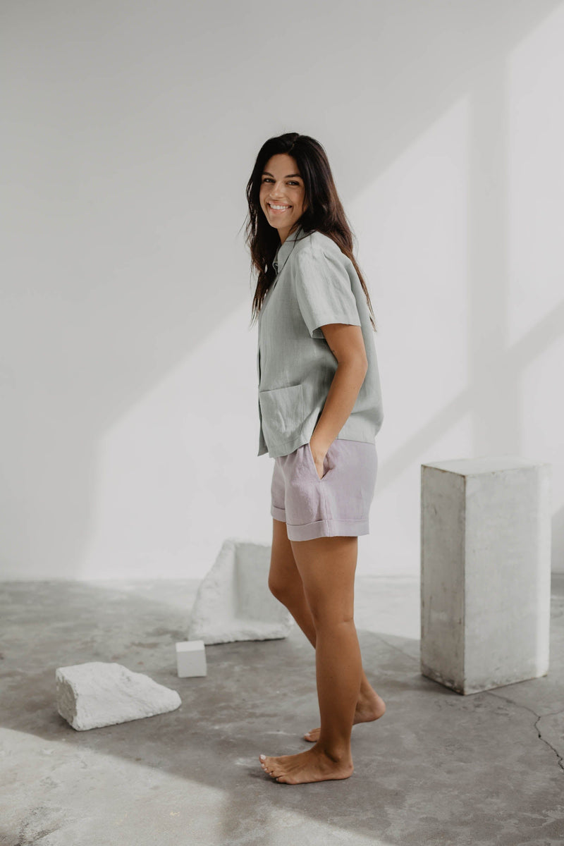 AmourLinen Scarlett Linen Summer Shirt | Multiple Colours