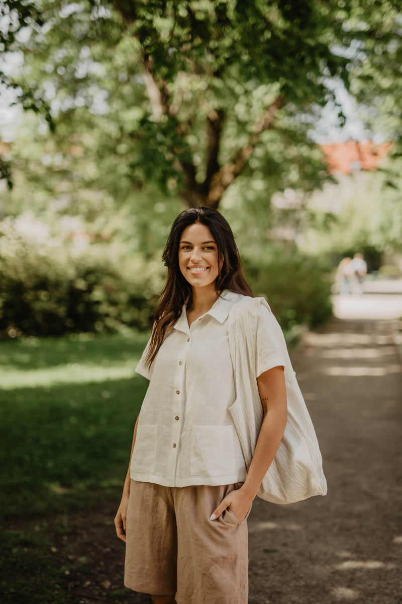 AmourLinen Scarlett Linen Summer Shirt | Multiple Colours