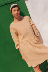 Immaculate Vegan - AmourLinen Sofia midi-length linen dress