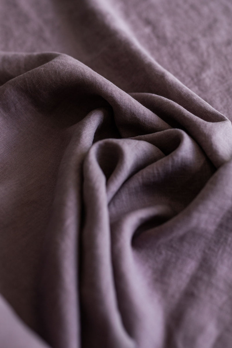 AmourLinen Adele Linen Wrap Top | Multiple Colours XS / Dusty Lavender