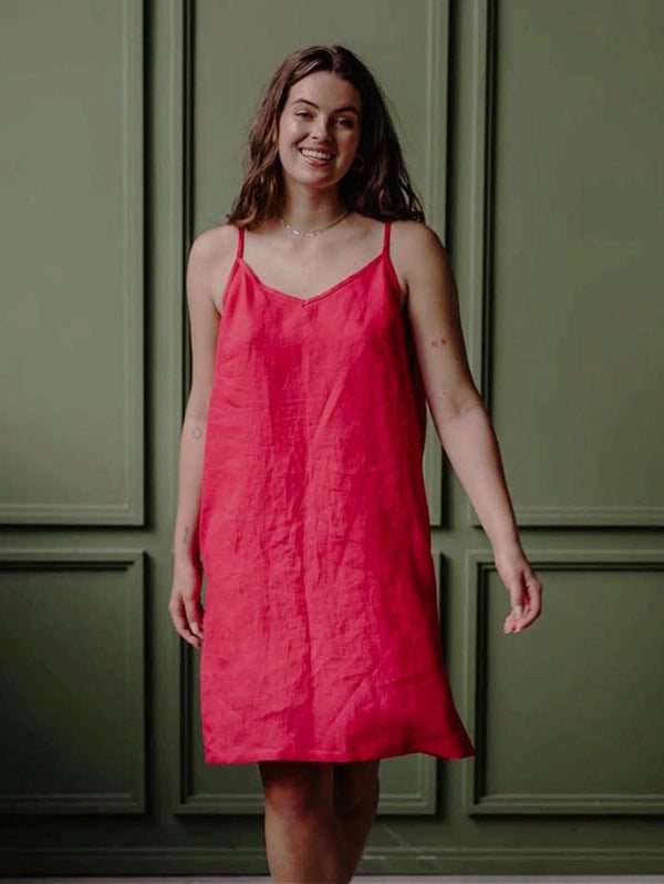 AmourLinen Zoe Linen Slip Dress | Multiple Colours