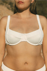 Immaculate Vegan - Turqueta Recycled Polyamide Bikini Top | Nude