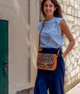 Immaculate Vegan - ASHOKA Paris Marilyn Amazon Apple Skin Vegan Leather Crossbody | Leopard