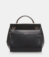 Immaculate Vegan - ASHOKA Paris Paname Oxymore Apple Leather & Microsuede Vegan Handbag | Black