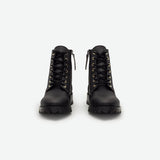 Immaculate Vegan - COG Athena Women's Cereal Leather Vegan Ankle Boots | Black