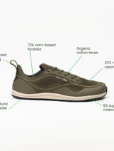 Immaculate Vegan - Bahé Revive Flex Grounding Barefoot Shoe (Women's) - Forest