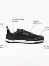 Immaculate Vegan - Bahé Revive Flex Grounding Barefoot Shoe (Men's) - Midnight