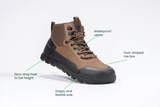 Immaculate Vegan - Bahé Rediscover Grounding Barefoot Hiking Boot (Men's) - Bark