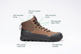 Immaculate Vegan - Bahé Rediscover Grounding Barefoot Hiking Boot (Men's) - Bark