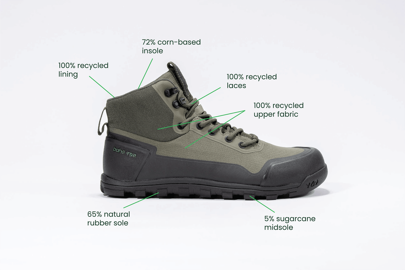 Men s Rediscover Grounding Barefoot Hiking Boot Forest