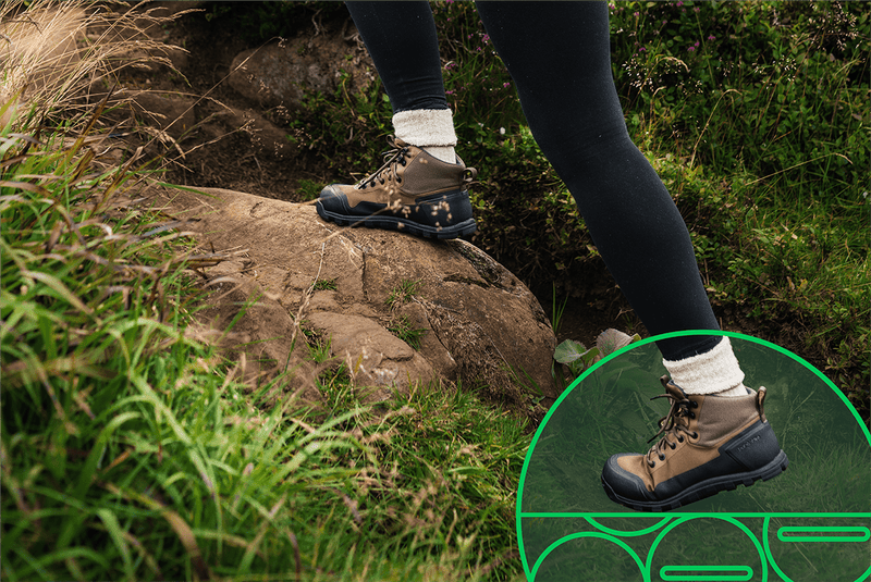 Bahé Rediscover Grounding Barefoot Hiking Boot (Women's) - Eclipse