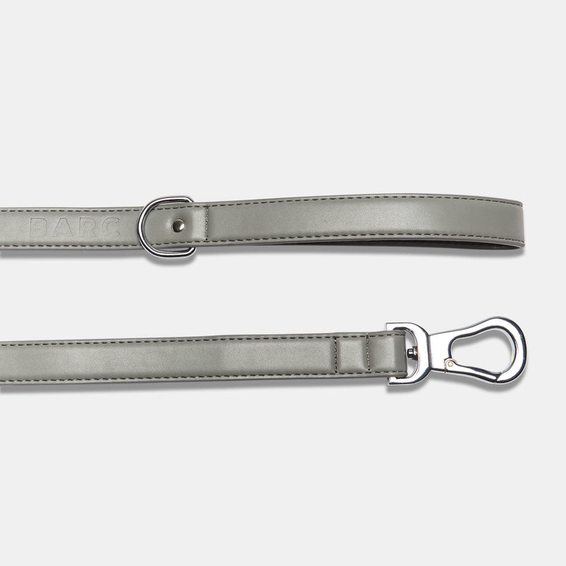 Barc London Ash Grey Dog Collar, Harness & Lead Set