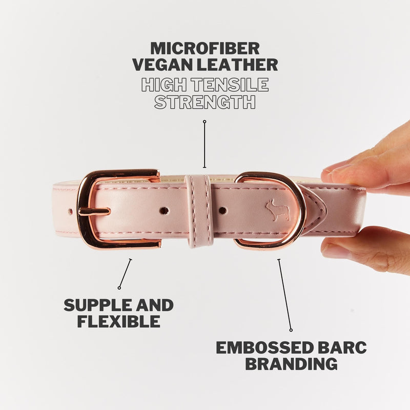 Barc London Blush Pink Dog Collar