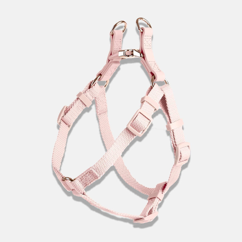 Barc London Blush Pink Dog Collar, Harness & Lead Set