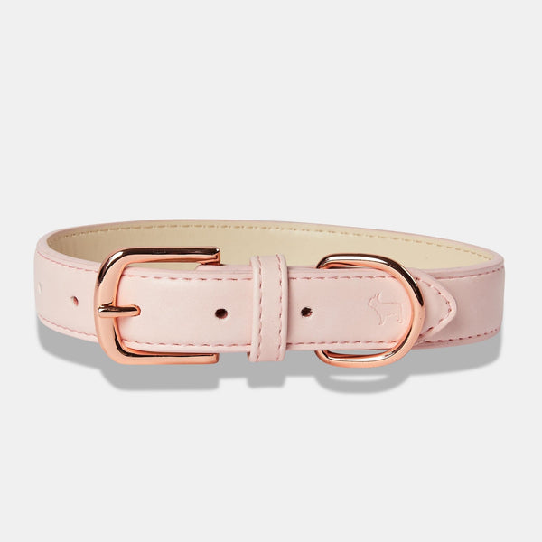 Barc London Blush Pink Dog Collar & Lead Set