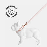 Immaculate Vegan - Barc London Blush Pink Dog Collar & Lead Set