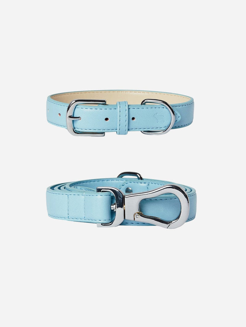 Barc London Coastal Blue Dog Collar & Lead Set