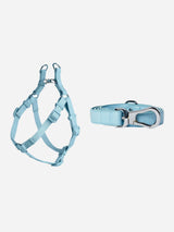 Immaculate Vegan - Barc London Coastal Blue Dog Harness & Lead Set