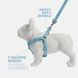 Immaculate Vegan - Barc London Coastal Blue Dog Harness & Lead Set