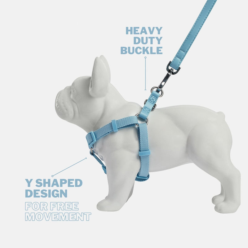 Barc London Coastal Blue Dog Harness & Lead Set