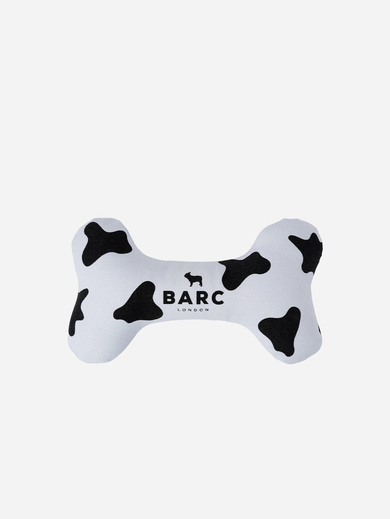 Barc London Cow Squeaky Dog Bone Toy